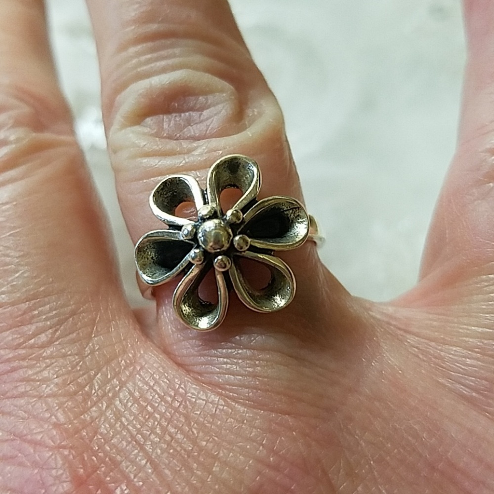 Flower Ring Sterling